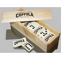 Dominoes in a Custom-Imprinted Wooden Box